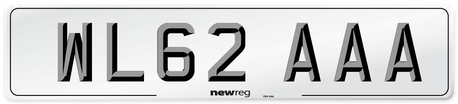 WL62 AAA Number Plate from New Reg